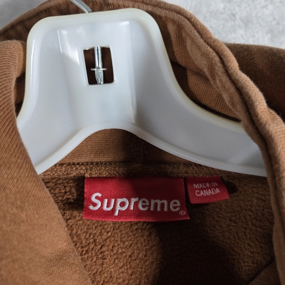Supreme Teal Box Logo Rust Hoodie Size XL Pullover Mens Sweater Heavyweight - Picture 5 of 12